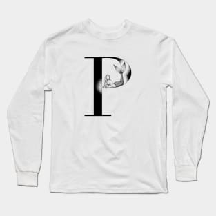 Mermaid Monogram P Long Sleeve T-Shirt